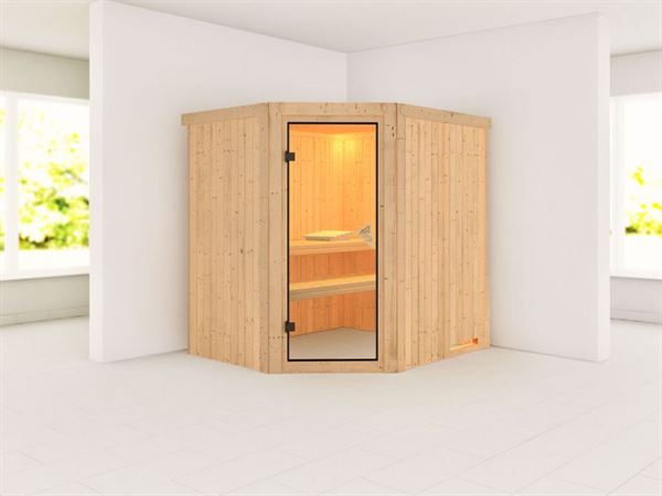Siirin - Karibu Sauna ohne Ofen - ohne Dachkranz - Siirin - Karibu Sauna ohne Ofen - ohne Dachkranz -