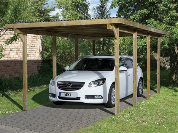 Weka Carport 606 Größe 2 kdi Weka Carport 606 Größe 2 kdi