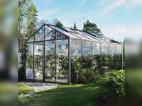 Bloomcabin Gewächshaus Klassik 8 inkl. kleinem integr. Stauraum