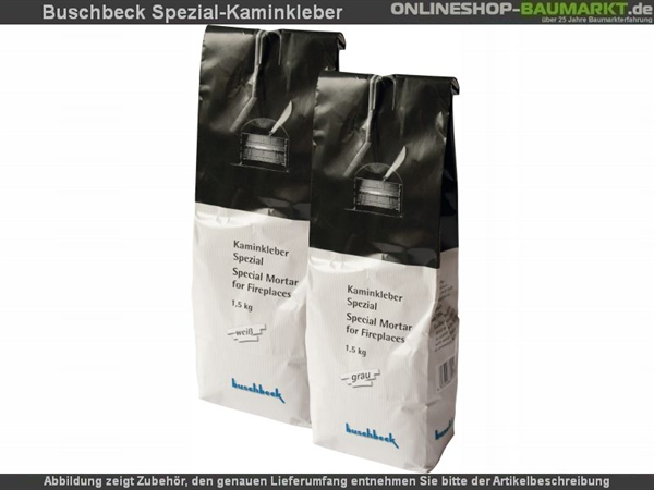Buschbeck Kaminkleber grau 1,5 kg Buschbeck Kaminkleber grau 1,5 kg