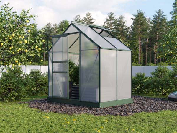 Vitavia Gewächshaus Planet 2500 HKP 6 mm smaragd pulverbeschichtet Vitavia Gewächshaus Planet 2500 HKP 6 mm smaragd pulverbeschichtet