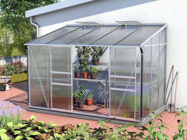 Vitavia Gewächshaus Ida 6500 HKP 4 mm Alu Vitavia Gewächshaus Ida 6500 HKP 4 mm Alu