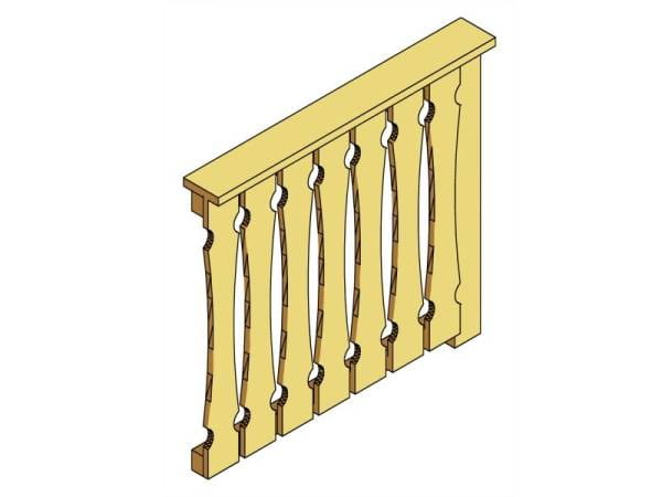 Skan Holz Brüstung für alle Pavillons Balkonschalung Skan Holz Brüstung für alle Pavillons Balkonschalung
