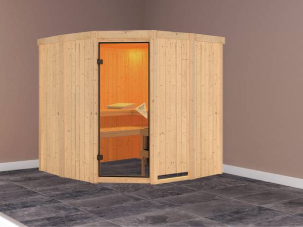 Simara 1 - Karibu Sauna ohne Ofen - ohne Fenster -