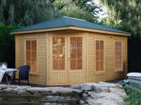 Wolff Finnhaus 5-Eckhaus Anna 40-A/1-Raum mit roten RE-DS