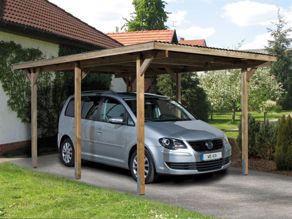 Weka Carport 606 Größe 1 kdi Weka Carport 606 Größe 1 kdi