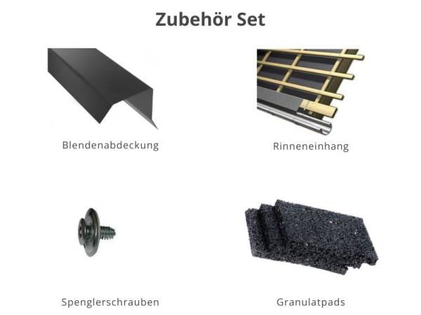 Zubehör Set für Karibu Gartenhaus Merseburg 2