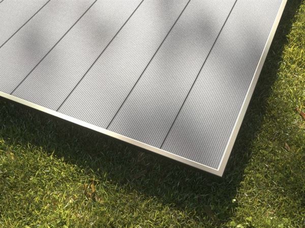 WPC Click Terrassendielen Komplettset 3 x 5 Meter - Lichtgrau