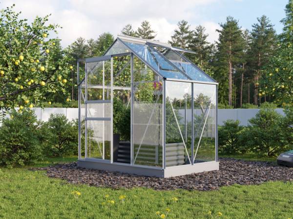 Vitavia Gewächshaus Planet 2500 ESG 3mm Alu eloxiert Vitavia Gewächshaus Planet 2500 ESG 3mm Alu eloxiert