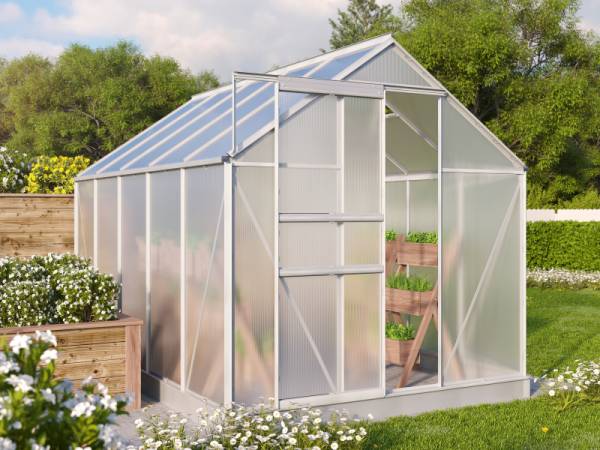 Vitavia Gewächshaus Comet 6200 HKP 4 mm Alu eloxiert Vitavia Gewächshaus Comet 6200 HKP 4 mm Alu eloxiert
