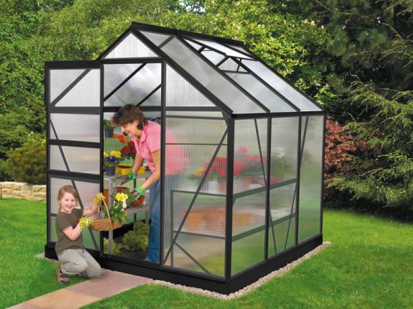 Vitavia Gewächshaus Venus 3800 HKP 4 mm Schwarz Vitavia Gewächshaus Venus 3800 HKP 4 mm Schwarz