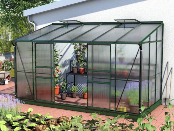 Vitavia Gewächshaus Ida 7800 HKP 4 mm dunkelgrün Vitavia Gewächshaus Ida 7800 HKP 4 mm dunkelgrün