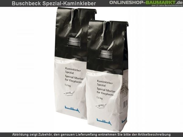 Buschbeck Kaminkleber weiß 1,5 kg Buschbeck Kaminkleber weiß 1,5 kg