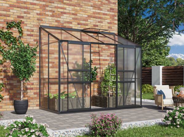 Vitavia Gewächshaus Ida 3300 HKP 4 mm, Schwarz