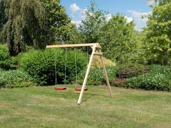 Akubi Schaukelanbau Doppelschaukel für Lotti, Danny und Luis Akubi Schaukelanbau Doppelschaukel für Lotti, Danny und Luis