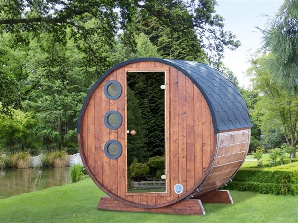 Wolff Finnhaus Saunafass Mini 160 als Bausatz inkl. schwarzen Schindeln Wolff Finnhaus Saunafass Mini 160 als Bausatz inkl. schwarzen Schindeln