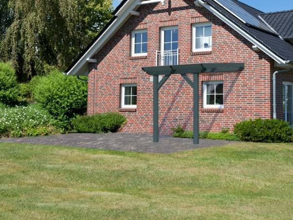 Karibu Terrassenüberdachung Classic Modell 2 Gr. A silbergrau Karibu Terrassenüberdachung Classic Modell 2 Gr. A silbergrau