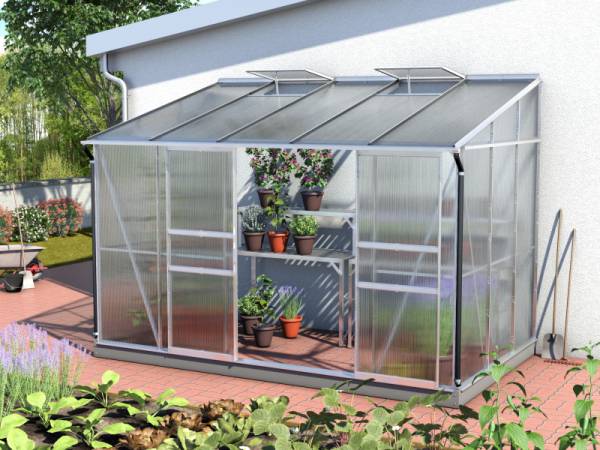 Vitavia Gewächshaus Ida 6500 HKP 6 mm Alu Vitavia Gewächshaus Ida 6500 HKP 6 mm Alu